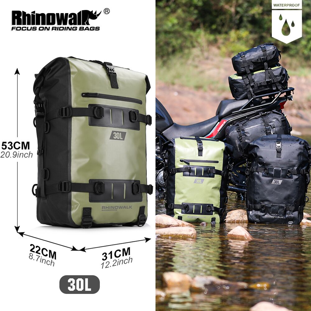 Cycling Gear Backpack - Мотоциклетная сумка Rhinowalk, 100% водонепроницаемый велосипедный