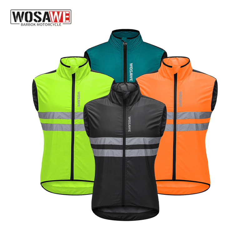 Cycling Gear For Men - Мужской велосипедный жилет WOSAWE, легкий, складной,