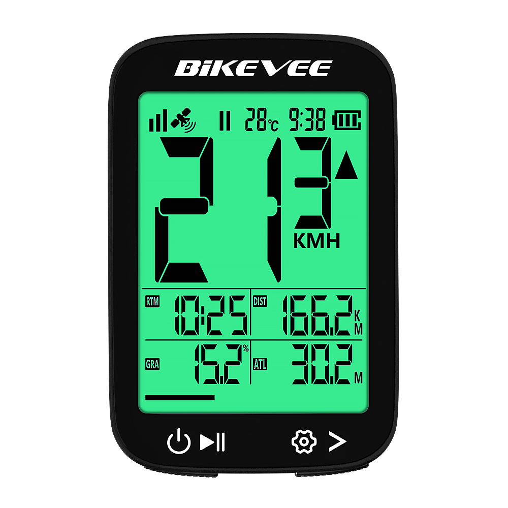 Cycling Gear Rack - Велосипедный компьютер, водонепроницаемый беспроводной GPS-спидометр для