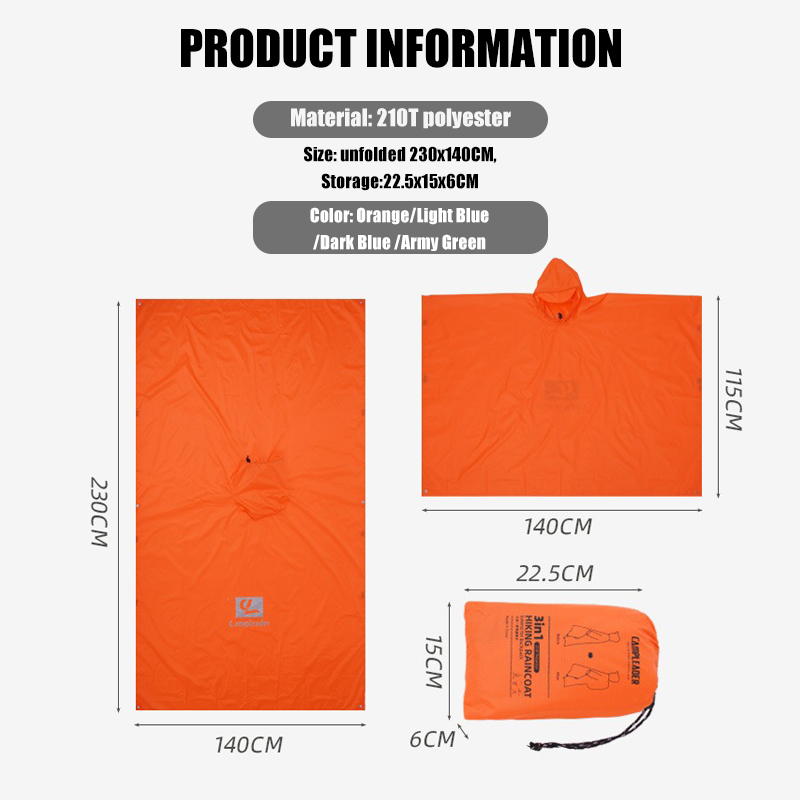 Легкое дождевое пончо 3-в-1, в – обзор и цена Cycling Gear Backpack