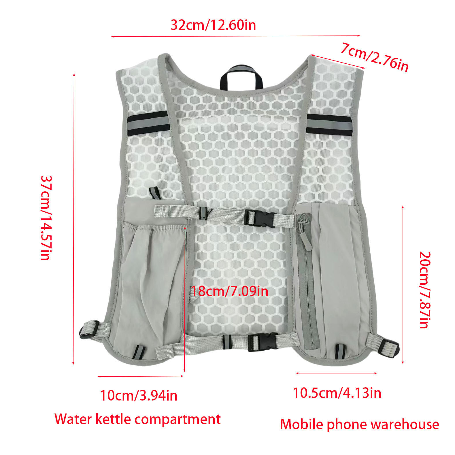 Универсальный спортивный жилет – обзор и цена Cycling Backpack